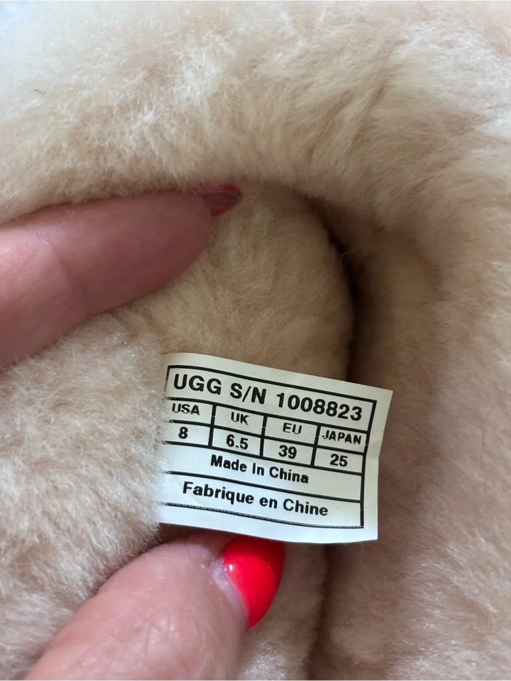 UGG Women's Shearling-Lined Brown Leather Boots - Cream Cuff - NEVER worn